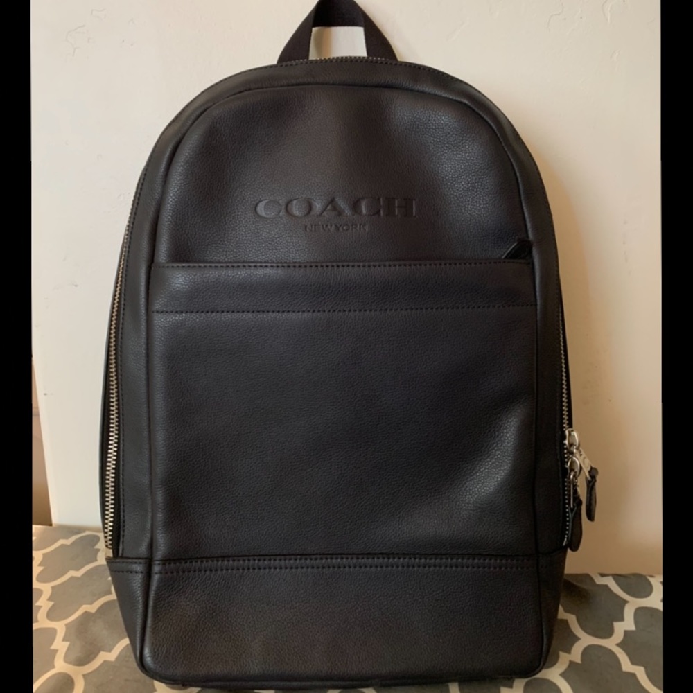Coach New York Backpack - Dark Grey